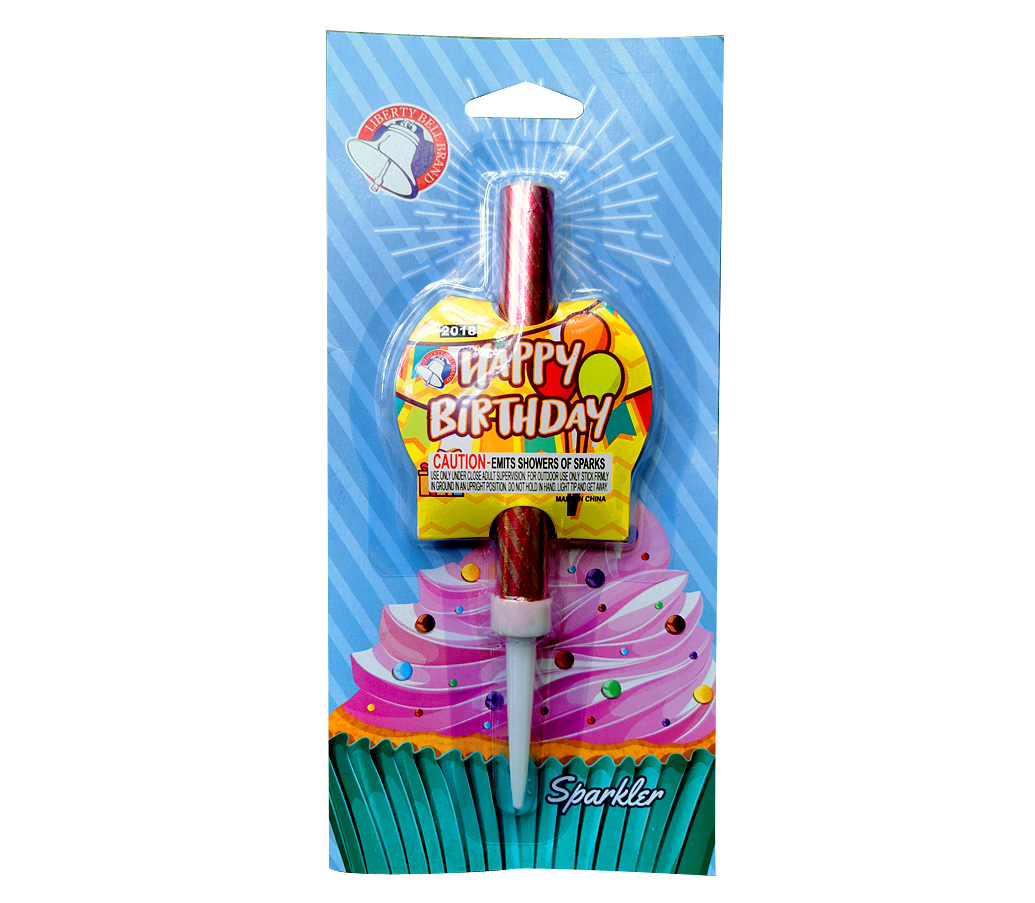 HAPPY BIRTHDAY BIG CAKE SPARKLERS For Sale Kellner's Fireworks Harrisville, PA
