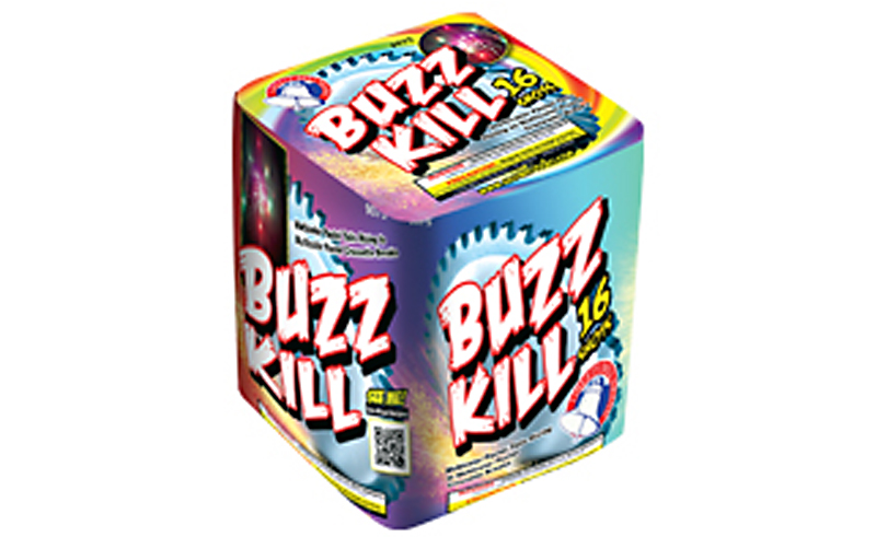 16-Shot Buzz Kill Aerials For Sale | Kellner's Fireworks | Harrisville, PA
