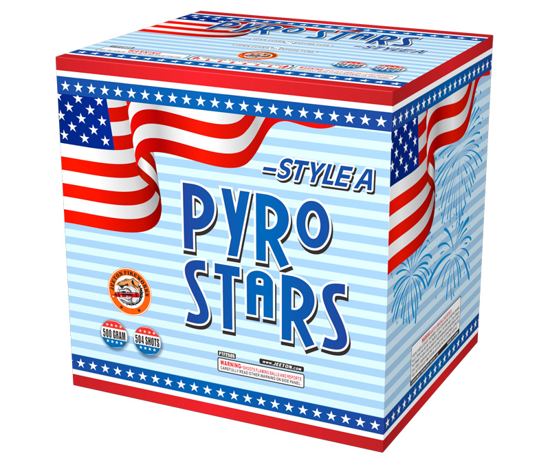 パイロ　pyro 504-Shot Pyro Stars Style A Aerials | for sale at Kellner's