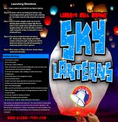 COLOR SKY LANTERNS