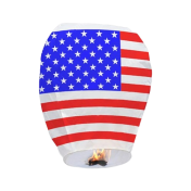 American Flag Sky Lantern