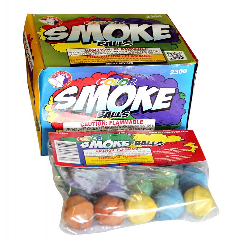 Assorted Color Smoke Balls For Sale Kellner's Fireworks Harrisville, PA
