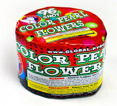 96 Shot Color Pearl Flowers Aerials For Sale | Kellner's Fireworks