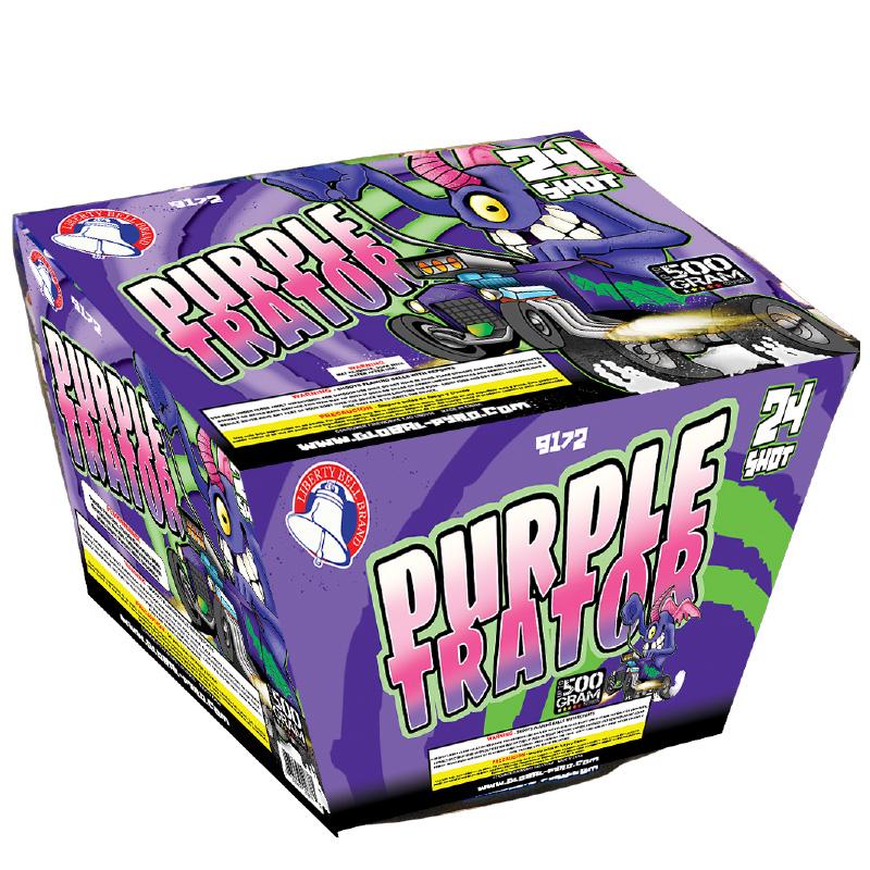 Purple Trator Multi shot aerial
