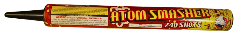 240 Shot Atom Smasher Roman Candle Barrage