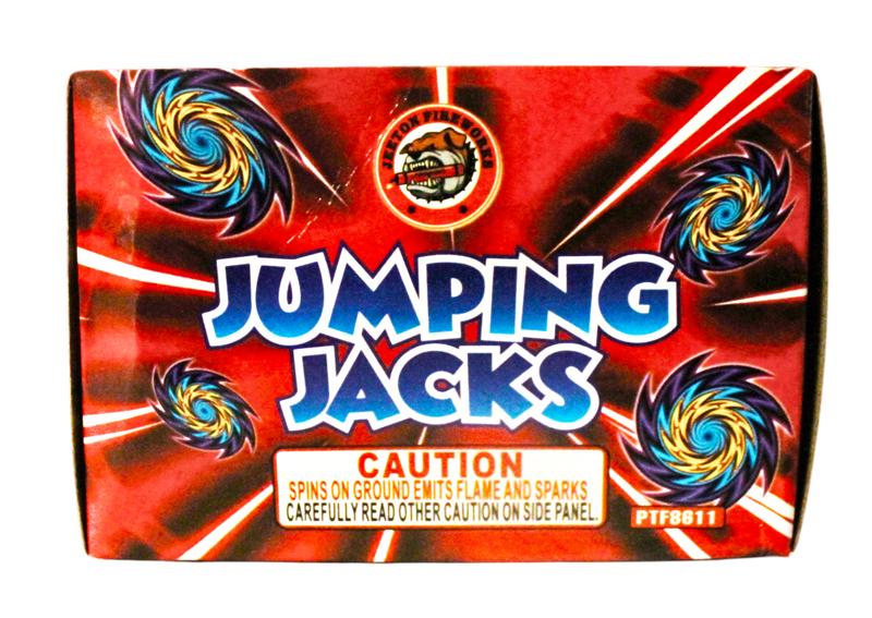 Jumping Jack ground spinning fireworks