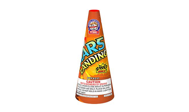 Mars Landing Cone Fountain