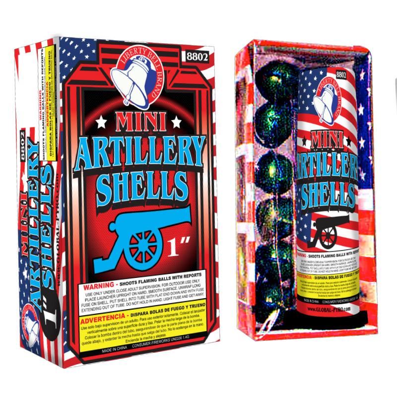 mini artillery shell reloadable display shells