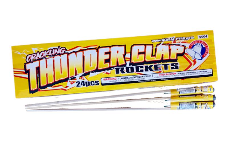 Crackling Thunder Clap Bottle Rockets