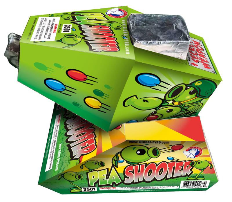 Pea Shooter Fountain