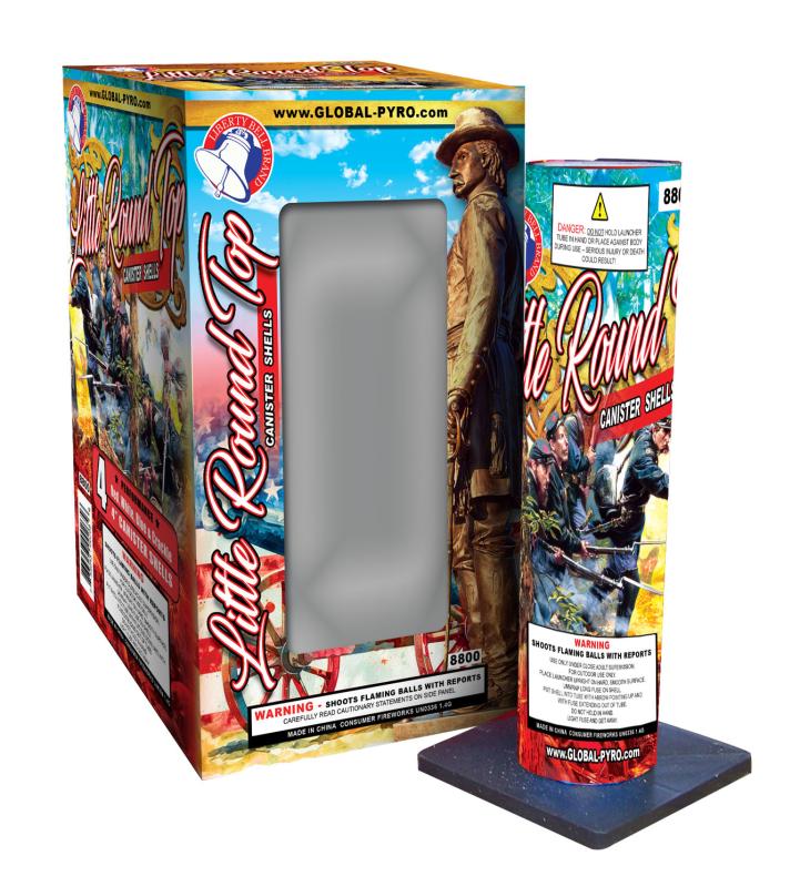 Little Round Top canister shells