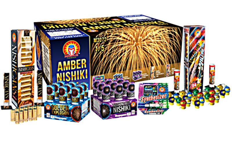 Amber Nishiki magnus fireworks assortment