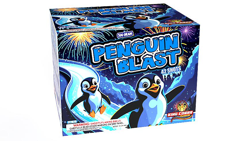 42 SHOT PENGUIN BLAST MULTI SHOT FIREWORK