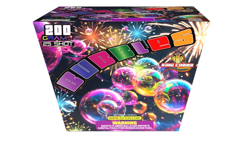 25 shot Bubbles 200 gram multi shot aerial firework