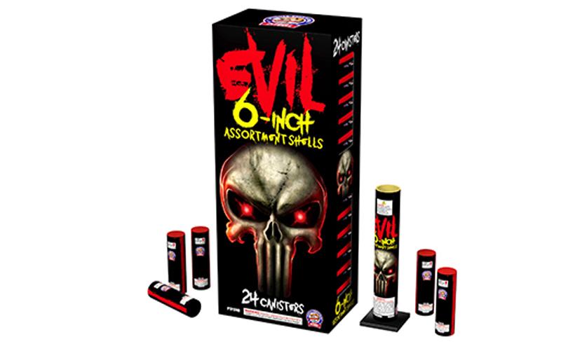 EVIL 6 inch canister shells